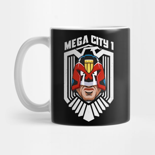 Mega city One justice badge by Playground